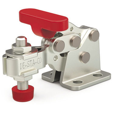 Horizontal toggle clamp - 305-U - DE-STA-CO - hold-down / stainless steel / compact