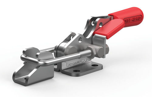 Horizontal toggle clamp - 323 - DE-STA-CO - latch type / hook / steel