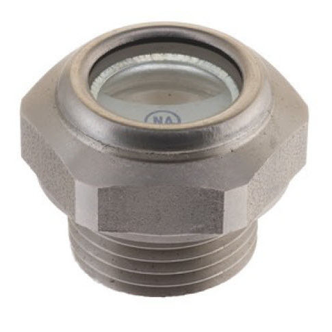Stainless steel sight glass - 38D.I - NOSTRALI - for industrial applications / level indicator / for low-pressure networks