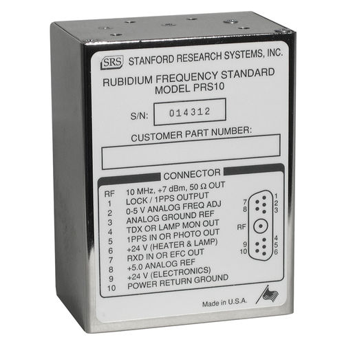 Crystal oscillator - PRS10 - Stanford Research Systems - electronic / with connector / rubidium crystal