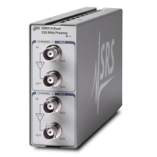Signal preamplifier - SIM914  - Stanford Research Systems - DC / bandwidth / low-noise