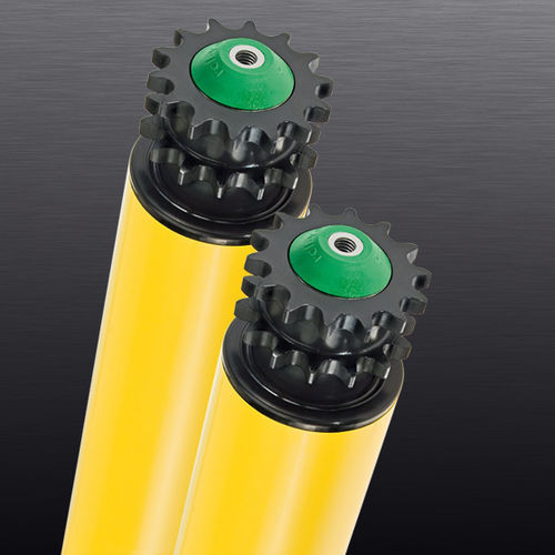 Chain drive conveyor roller - BETA3 2R-2RF - roll-ven spa - driven / PVC / thermoplastic