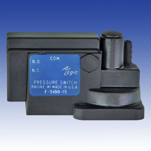 Miniature pressure switch - F-5100 series - AIR Logic - diaphragm / relative / NC