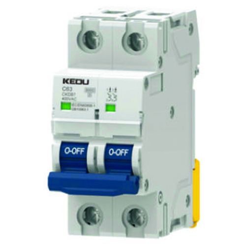 2-pole circuit breaker - CKDB7 - COMESTERO SISTEMI - thermal-magnetic / short-circuit / 2-pole