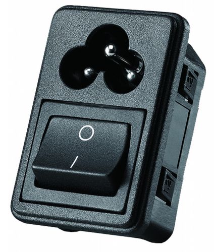 Electrical power supply connector - 0724 - SPQD - COMESTERO SISTEMI - rectangular / T-shaped / male