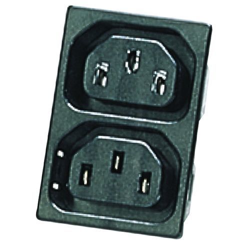 Electrical power supply connector - 045 - 2 - COMESTERO SISTEMI - hexagonal / T-shaped / female