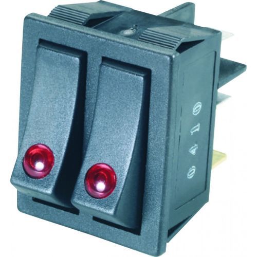 Rocker switch - 53 - COMESTERO SISTEMI - single-pole / illuminated / electromechanical