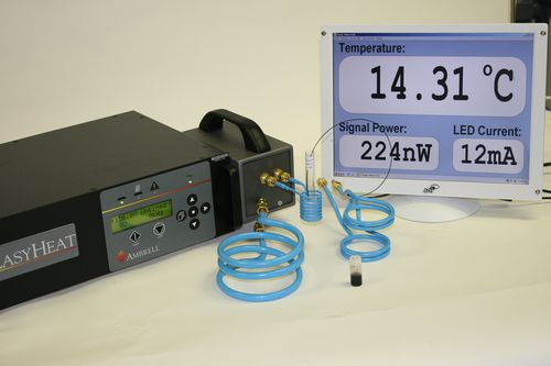 Metal sheet induction heater - Ambrell - for metal pipes / for strips / for nanoparticle research