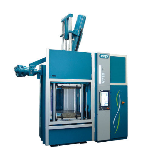 Vertical injection press - V710-Y8500 - REP international - electric / for rubber
