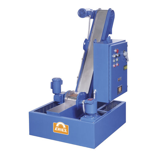 Magnetic belt conveyor - Eriez Magnetics Europe Limited - inclined / discharge / parts