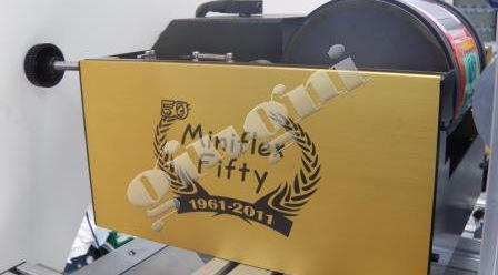 2-color flexographic press - max. 100 x 500 mm, 120 m/min | MINIFLEX 534/100 - Giugni S.r.l. - for plastic film