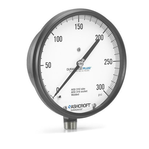 Dial pressure gauge - 2462 - ASHCROFT - threaded / NPT 1/2 / NPT 1/4
