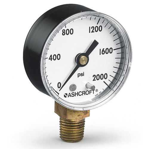 Dial pressure gauge - 1005 series - ASHCROFT - threaded / G 1/4 / G 1/8