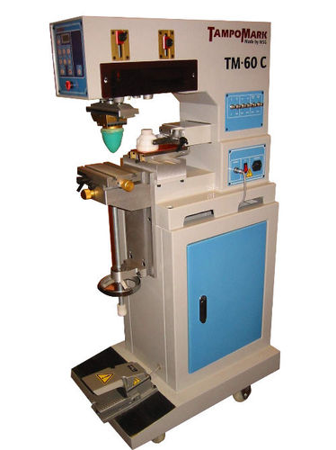 Pad printing machine with closed ink cup - TM 60 C - Media Service Grulms