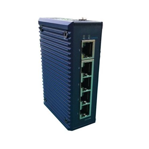 Unmanaged ethernet switch - IC086SLN050 - Emerson - 5 ports / 10/100BaseT(X) / redundant