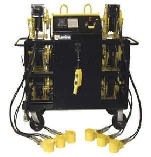 Hydraulic lifting system - ANCHOR LAMINA - synchronous / for reels
