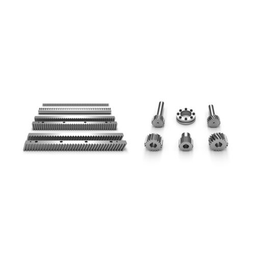 Straight-toothed rack and pinion - Güdel - steel / precision / custom-made
