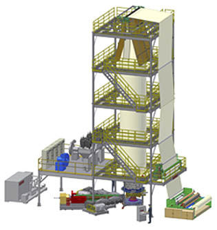 Multilayer coextrusion line - ALPHA GEO - Alpha Marathon Technologies Group, Inc. - blown film / for PP