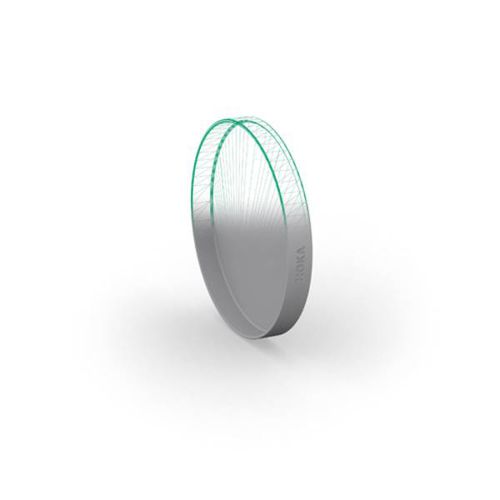 Non-threaded end cap - HoKa GmbH - round / PVC