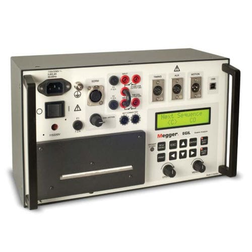 Current testing device EGIL MEGGER voltage / resistance / manual