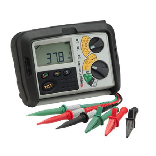 RCD testing device - LRCD200 series - MEGGER - loop impedance / manual ...