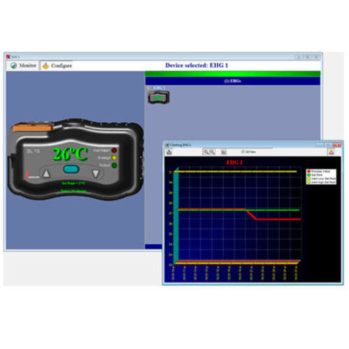 Interface software - EHG® SL10 - Watlow Electric Manufacturing Company - temperature and control / centralized / Windows