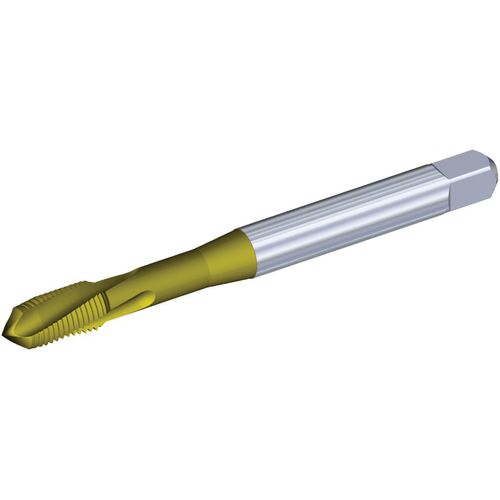 Through-hole tap - T620M0 series - Kennametal - monobloc / spiral flute / HSS