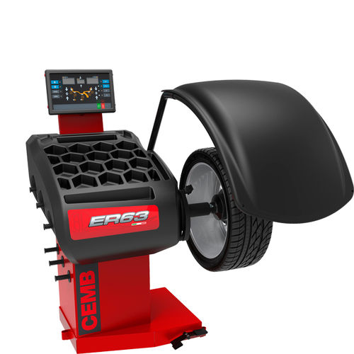 Car wheel balancer - ER63 EVO - CEMB - automatic / with touchscreen
