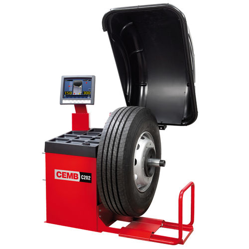 Truck wheel balancer - C202SE - CEMB - with touchscreen