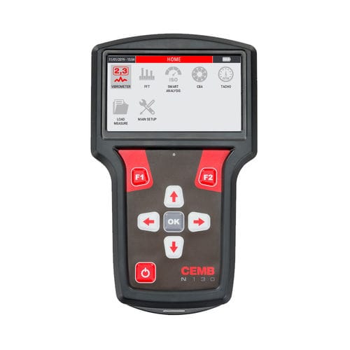 Machine condition monitoring vibration meter - N130 - CEMB - portable / FFT / accelerometer