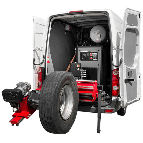 Truck tyre changer - SMT26 REVERSE - CEMB - automatic / electro-hydraulic / mobile
