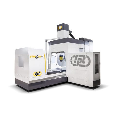 Vertical CNC milling machine - STINGER  - FPT INDUSTRIE - 5-axis / with rotary table / for the mold industry