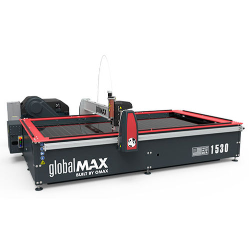 Abrasive water-jet cutting machine - GLOBALMAX 1530 - OMAX - for metal / for plastics / for composite materials