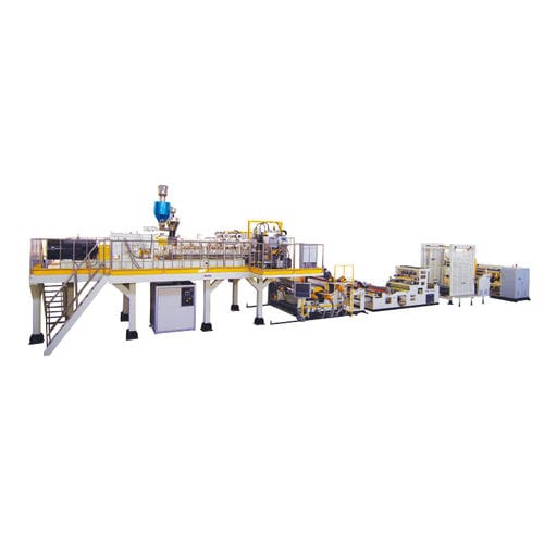 Twin-screw extrusion line - JWE series - Jwell Extrusion Machinery Co., Ltd., Shanghai - for thermoforming / sheet / for PET