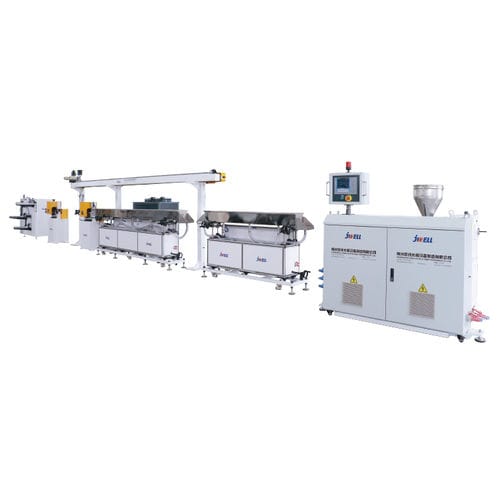 Extrusion line with water cooling - JWS45 - Jwell Extrusion Machinery Co., Ltd., Shanghai - single layer / with touchscreen / high-throughput