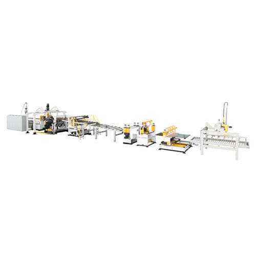 PLC-controlled extrusion line - PVC / EVA - Jwell Extrusion Machinery Co., Ltd., Shanghai - with touchscreen / for medical applications / with in-line printing unit
