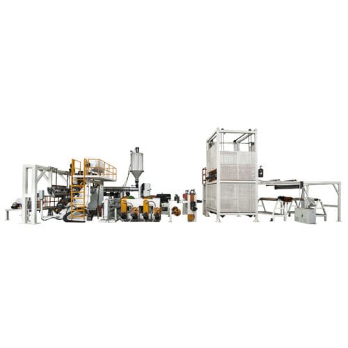 Multilayer extrusion line - JW1 series - Jwell Extrusion Machinery Co., Ltd., Shanghai - with touchscreen / high-throughput / PLC-controlled