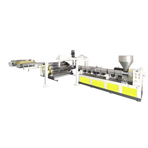 Sheet extrusion line - JW-1 series - Jwell Extrusion Machinery Co., Ltd., Shanghai - for PC / corrugated sheet
