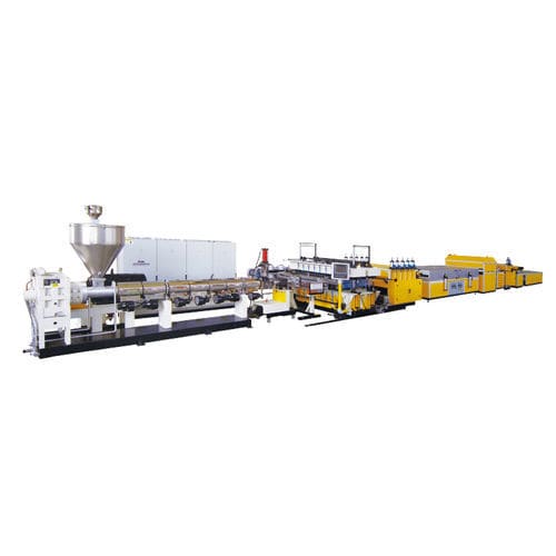 Panel extrusion line - JWS1 series - Jwell Extrusion Machinery Co., Ltd., Shanghai - for PP / for PE