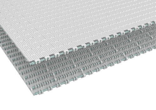 Modular conveyor belt - 1011NT 1010 series - Rexnord Industries, LLC - plastic / nub top / food