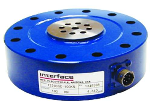 Tension/compression load cell - 50 - 1 500 kN | 1200 series  - Interface, Inc. - planar beam / pancake type / strain gauge