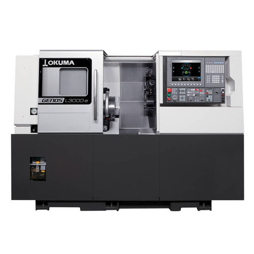CNC lathe - GENOS L3000-E - OKUMA - horizontal / 2-axis / A2-8