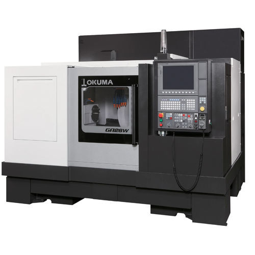 CNC grinding machine - GA26W - OKUMA - flat / for small workpieces / hydraulic