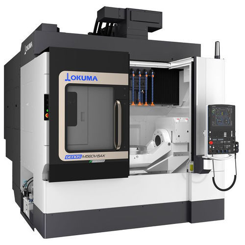 5-axis CNC machining center - GENOS M560V-5AX - OKUMA - vertical ...