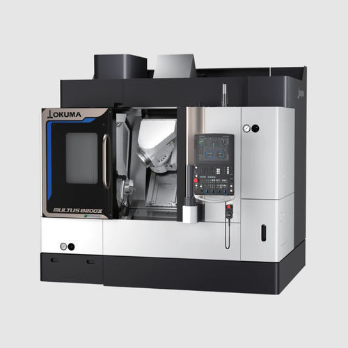 CNC milling-turning center - MULTUS B200II - OKUMA - horizontal / vertical / 3-axis