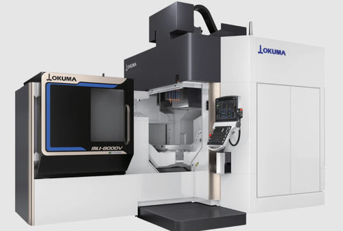 5-axis CNC machining center - MU-8000V - OKUMA - vertical / double-column / 48 tools