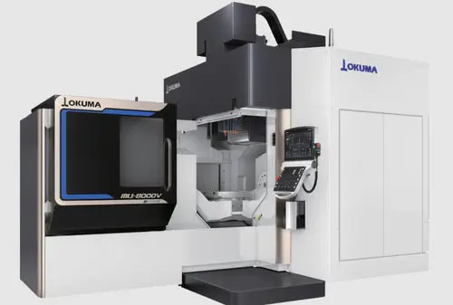 5-axis CNC machining center - MU-8000V - OKUMA - vertical / double