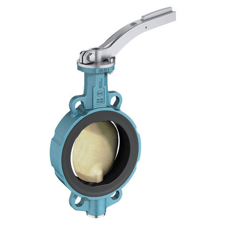 Butterfly valve - Z 011-B - EBRO ARMATUREN Gebr. Bröer GmbH - lever / wafer