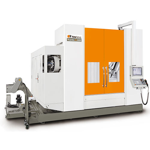5-axis CNC machining center - VCENTER-X800 - VICTOR - vertical / with rotary table / cutting
