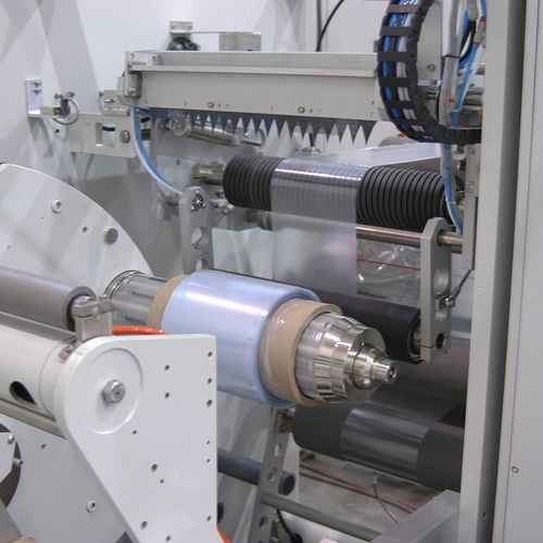 Plastic film unwinding/rewinding line - Web Handling Systems - Macro Engineering & Technology Inc.